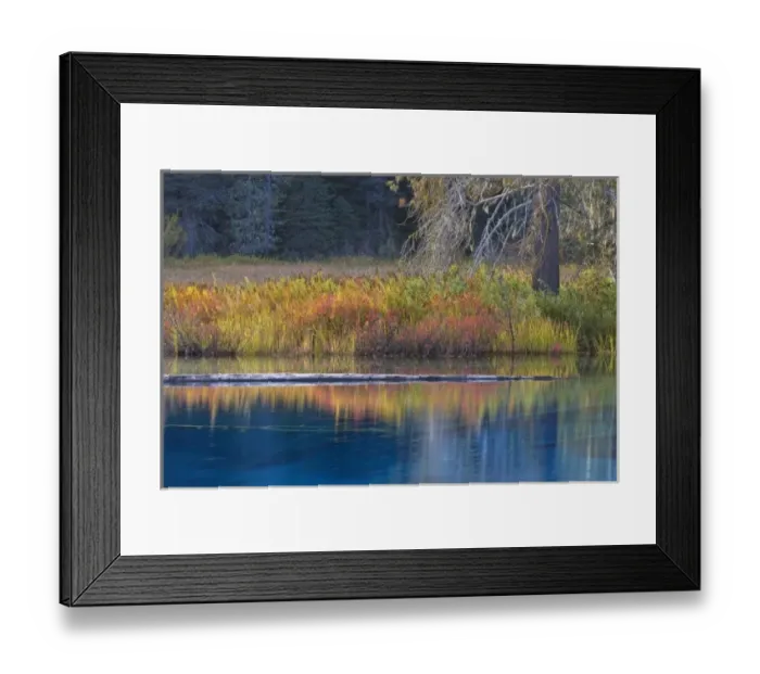 Framed Print : USA, Oregon, Mount Hood National Forest. Fall reflections on Little Crater Lake Framed Print : USA, Oregon, Mount Hood National Forest. Fall reflections on Little Crater Lake