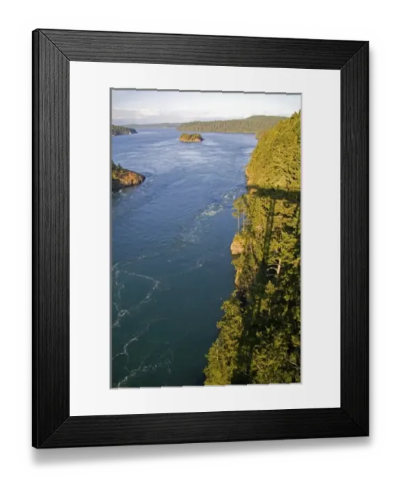Framed Print : Deception Pass in Island County, Washington Framed Print : Deception Pass in Island County, Washington