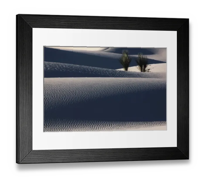 Framed Print : Late afternoon light on sand dunes, White Sands National Monument, New Mexico Framed Print : Late afternoon light on sand dunes, White Sands National Monument, New Mexico