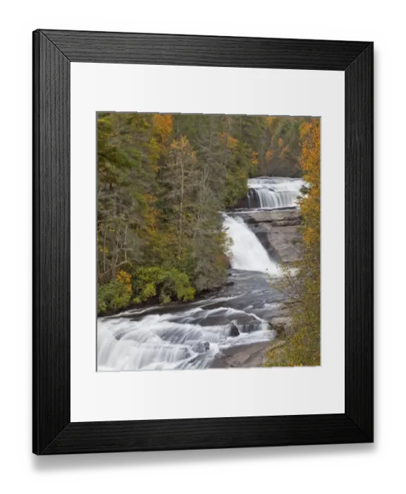 Framed Print : Triple Falls on Little River in the DuPont State Forest in North Carolina Framed Print : Triple Falls on Little River in the DuPont State Forest in North Carolina