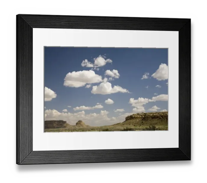 Framed Print : NM, New Mexico, Chaco Culture National Historic Park, Chaco Canyon, home of Ancestral