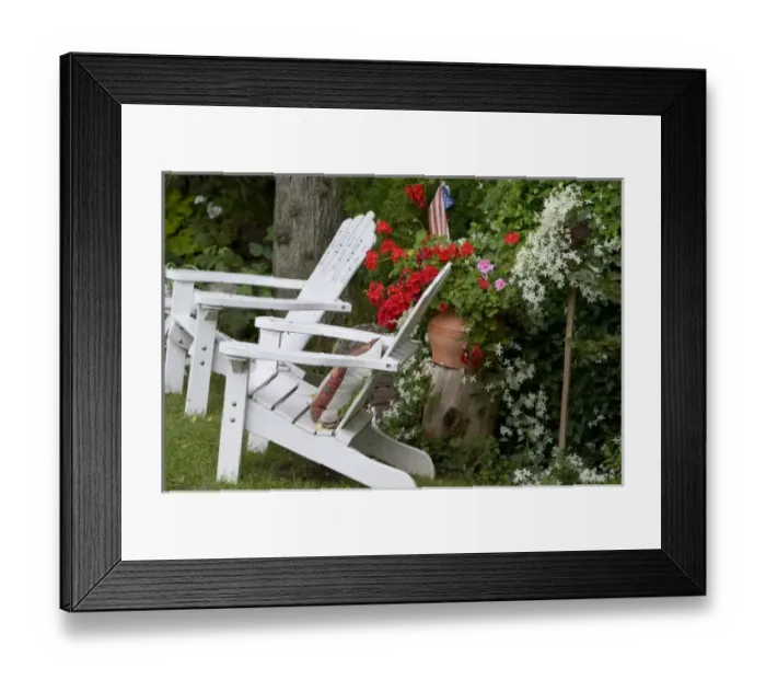 Framed Print : Backyard garden display Framed Print : Backyard garden display