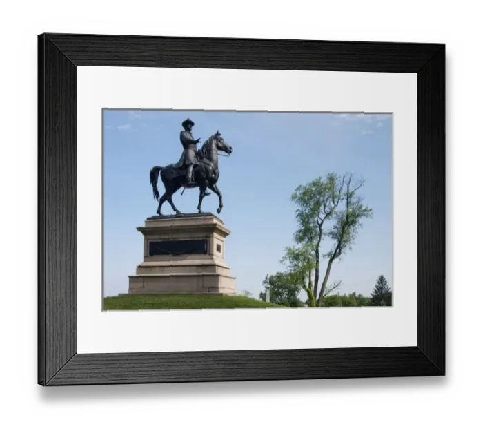 Framed Print : USA, Pennsylvania, Gettysburg, Statue of US Army Major General Winfield Scott Hancock Framed Print : USA, Pennsylvania, Gettysburg, Statue of US Army Major General Winfield Scott Hancock