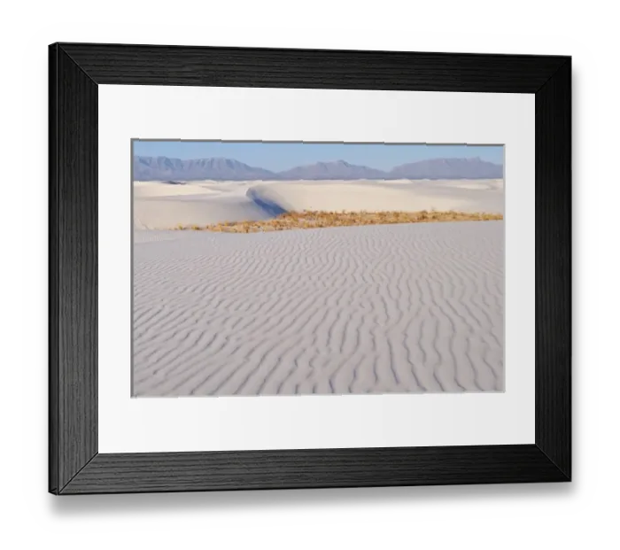 Framed Print : North America, USA, New Mexico, White Sands National Monument, Transverse Dunes Framed Print : North America, USA, New Mexico, White Sands National Monument, Transverse Dunes