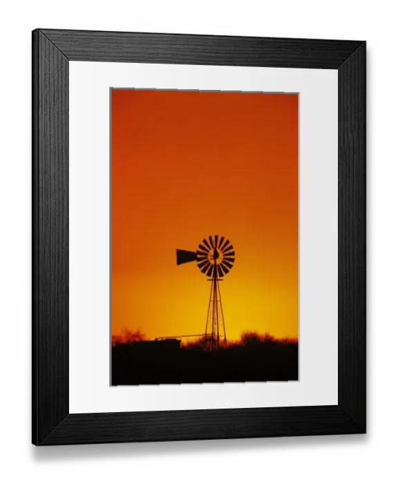 Framed Print : Windmill at sunset, Sinton, Texas, USA Framed Print : Windmill at sunset, Sinton, Texas, USA
