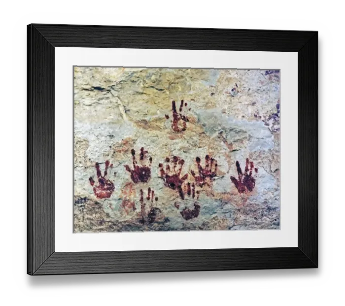 Framed Print : U.S.A. Texas, Big Bend. Native American paintings on a cliff in Dryden Framed Print : U.S.A. Texas, Big Bend. Native American paintings on a cliff in Dryden