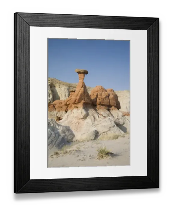Framed Print : Utah, Grand Staircase Escalante NM, The Toadstools, an area of Entrada sandstone columns Framed Print : Utah, Grand Staircase Escalante NM, The Toadstools, an area of Entrada sandstone columns
