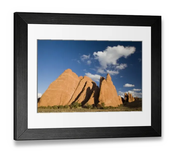 Framed Print : Utah, Arches NP, Fiery Furnace fins Framed Print : Utah, Arches NP, Fiery Furnace fins