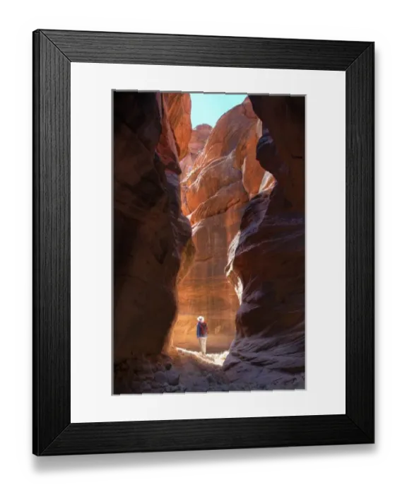 Framed Print : Utah, Paria Canyon-Vermillion Cliffs Wilderness, Buckskin Gulch, 21 mile long slot canyon Framed Print : Utah, Paria Canyon-Vermillion Cliffs Wilderness, Buckskin Gulch, 21 mile long slot canyon