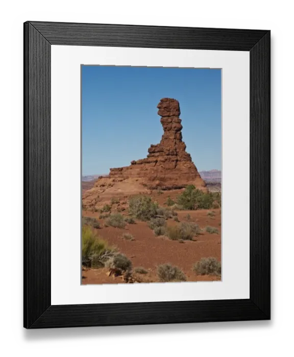 Framed Print : USA, Utah, Canyonlands NP. Chimney Rock in the Maze Districts Land of Standing Rocks Framed Print : USA, Utah, Canyonlands NP. Chimney Rock in the Maze Districts Land of Standing Rocks