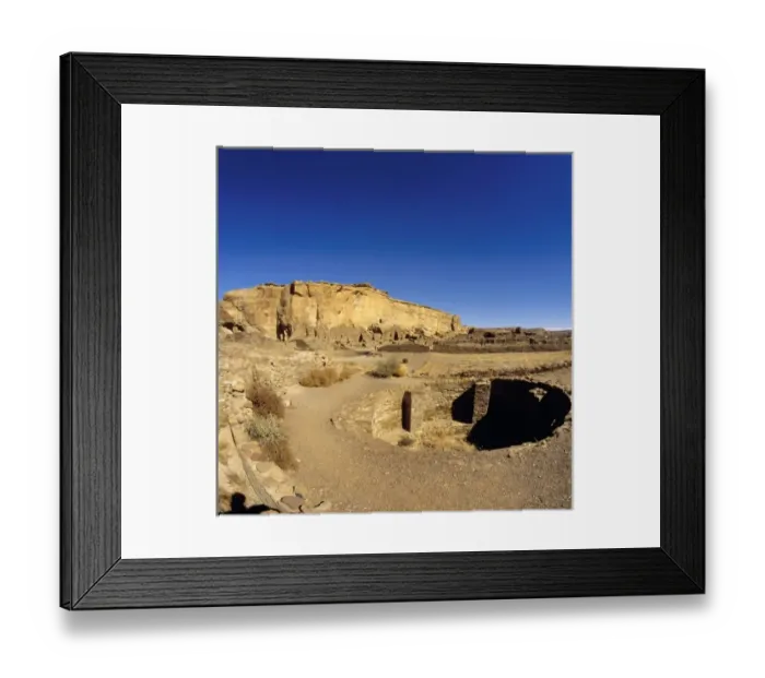 Framed Print : North America, USA, New Mexico, Chaco Culture National Historical Park, Hungo Pavi Framed Print : North America, USA, New Mexico, Chaco Culture National Historical Park, Hungo Pavi