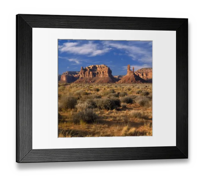 Framed Print : North America, USA, Utah-Arizona, Valley of the Gods, Spires and Buttes Framed Print : North America, USA, Utah-Arizona, Valley of the Gods, Spires and Buttes