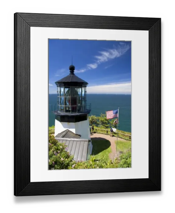 Framed Print : Cape Meares Lighthouse on the Oregon Coast Framed Print : Cape Meares Lighthouse on the Oregon Coast