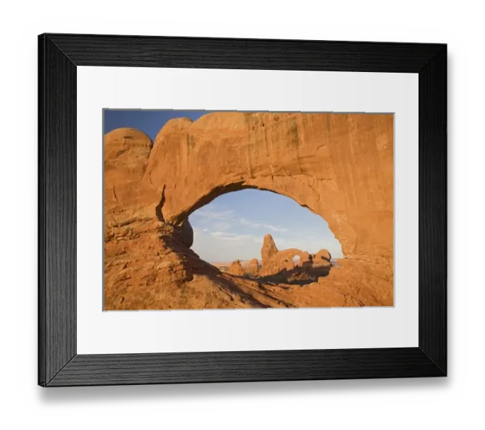 Framed Print : Utah, Arches NP, Turret Arch through North Window Framed Print : Utah, Arches NP, Turret Arch through North Window