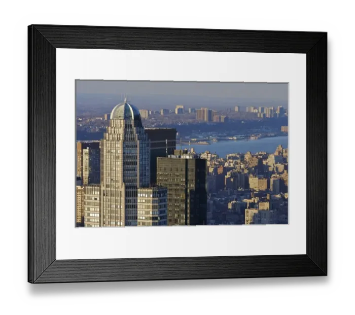 Framed Print : North America, USA, New York, New York City, Manhattan. A view of Manhattan