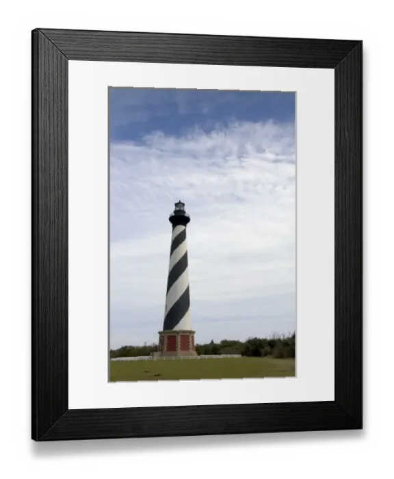 Framed Print : Cape Hatteras Lighthouse in North Carolina