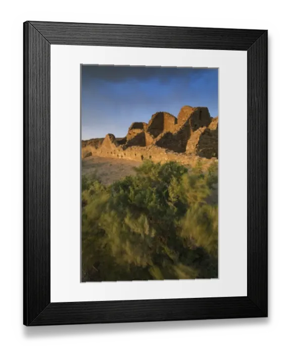 Framed Print : Pueblo del Arroyos, Chaco Culture National Historic Park, New Mexico, USA Framed Print : Pueblo del Arroyos, Chaco Culture National Historic Park, New Mexico, USA