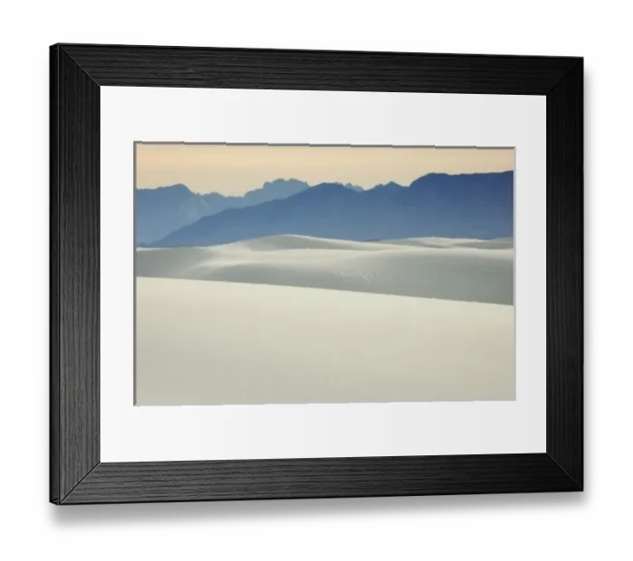 Framed Print : USA, NM, White Sands National Monument - largest gypsum sand dune field in world Framed Print : USA, NM, White Sands National Monument - largest gypsum sand dune field in world