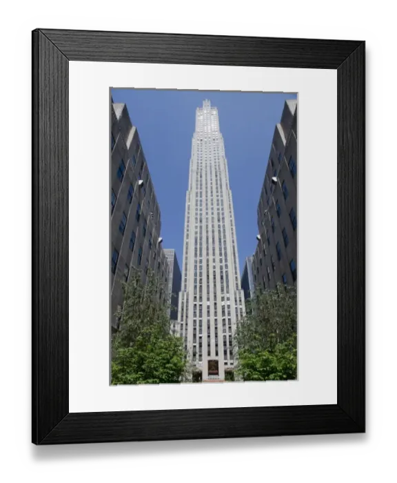Framed Print : New York, New York City, Rockefeller Center. GE Building