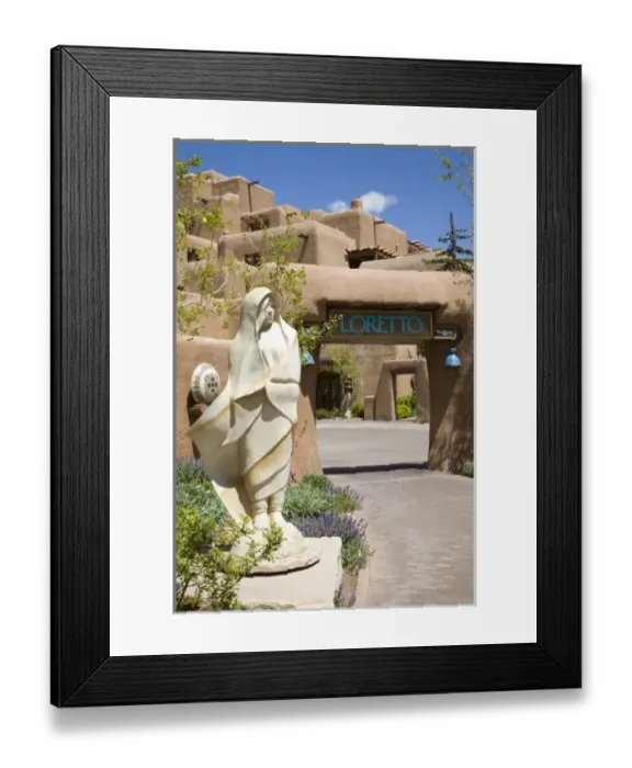 Framed Print : NM, New Mexico, Santa Fe, The Inn & Spa at Loretto Framed Print : NM, New Mexico, Santa Fe, The Inn & Spa at Loretto