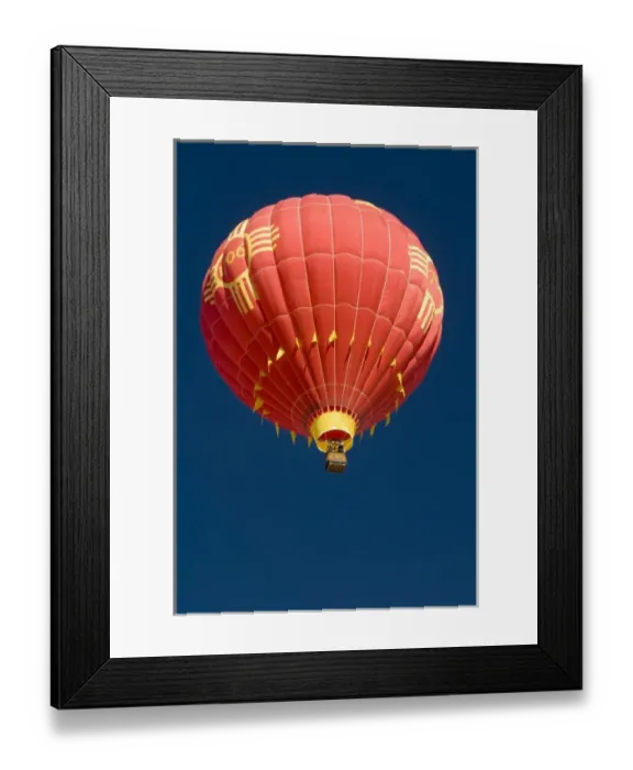 Framed Print : USA, NM, Albuquerque. Renowned hot air ballooning locale. This one commemorates Framed Print : USA, NM, Albuquerque. Renowned hot air ballooning locale. This one commemorates