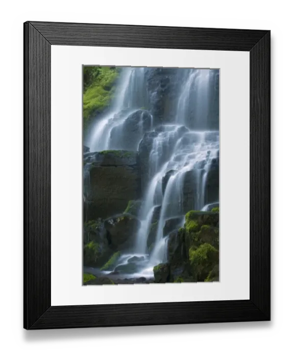 Framed Print : Fairy Falls, Columbia River Gorge, Oregon, USA