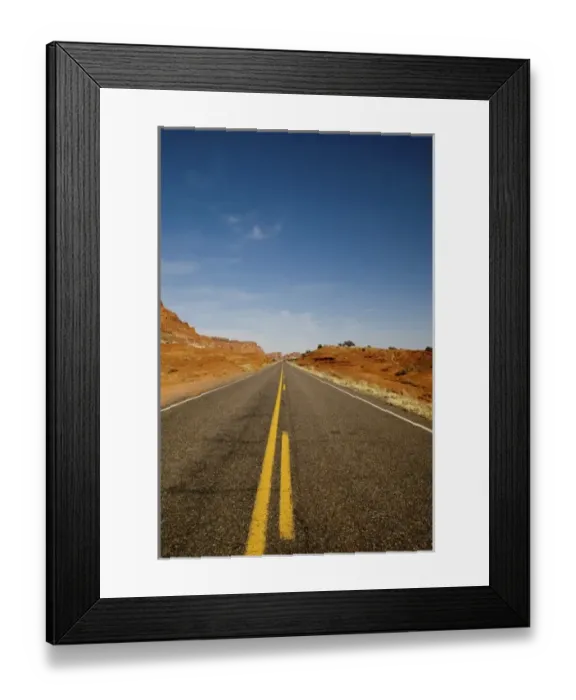 Framed Print : USA, Utah, Capitol Reef NP Roadway