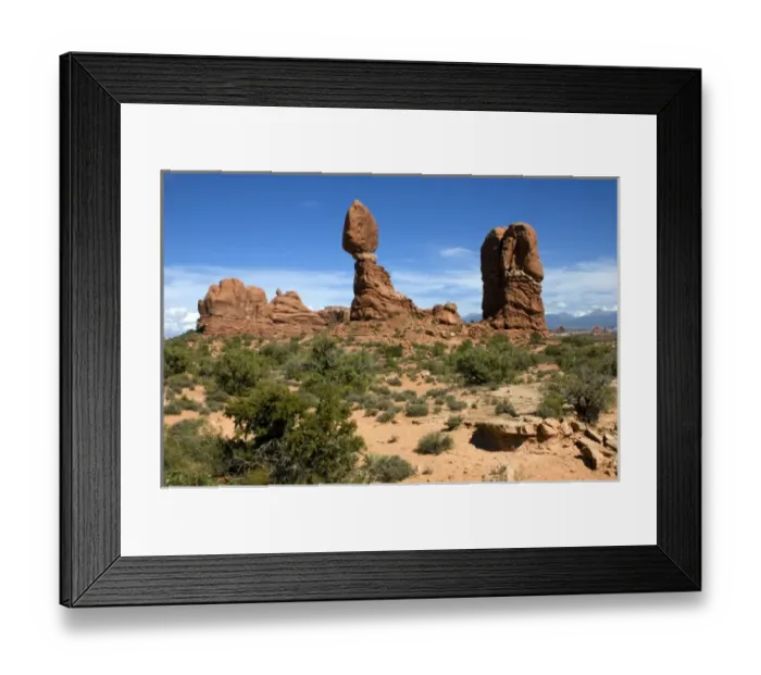 Framed Print : United States, State of Utah, Arches National Park. Balanced Rock Framed Print : United States, State of Utah, Arches National Park. Balanced Rock
