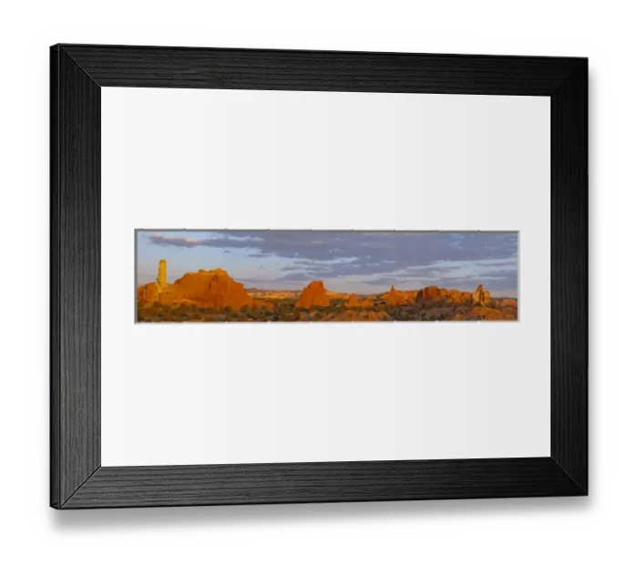 Framed Print : Panoramic view at Kodachrome State Park in Utah at last light Framed Print : Panoramic view at Kodachrome State Park in Utah at last light