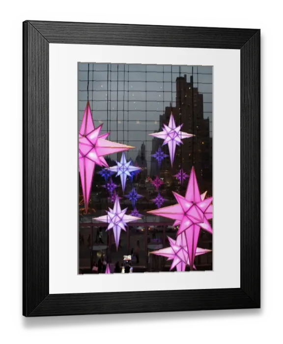 Framed Print : In New York City. Christmas decoration inside Time Warner Center, on Columbus Circle Framed Print : In New York City. Christmas decoration inside Time Warner Center, on Columbus Circle