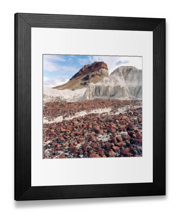 Framed Print : U. S. A. Big Bend National Park. Cierro Catellon, or Castellon Mountain, in the Big