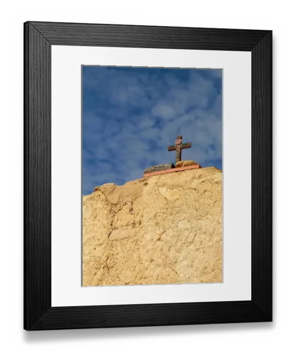 Framed Print : Acoma Pueblo, New Mexico, United States. Pueblo architecture