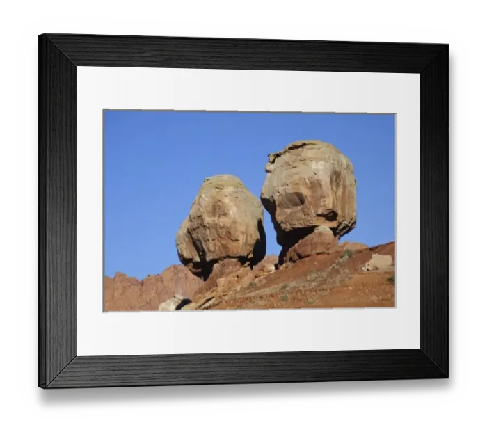 Framed Print : USA, Utah, Capitol Reef National Park, Twin Rocks Framed Print : USA, Utah, Capitol Reef National Park, Twin Rocks