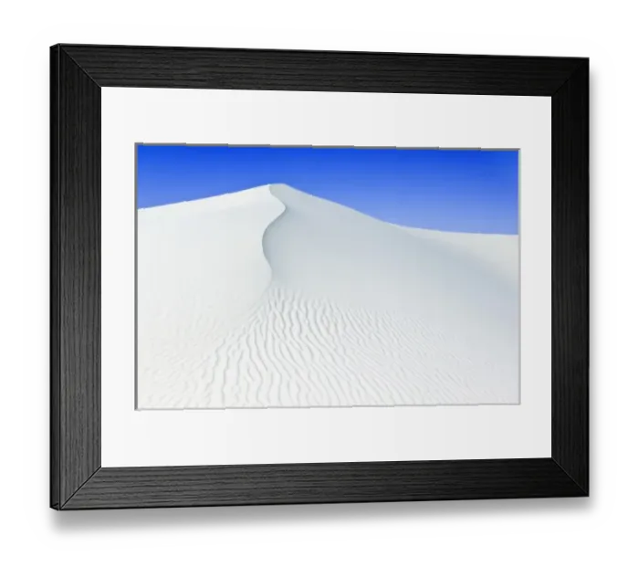 Framed Print : USA, NM, White Sands NM, Sand Dune Framed Print : USA, NM, White Sands NM, Sand Dune