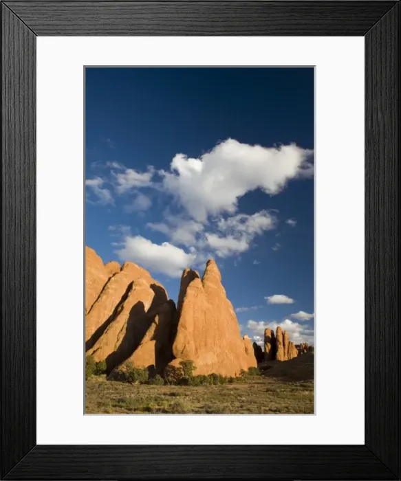 Framed Print : Utah, Arches NP, Fiery Furnace fins Framed Print : Utah, Arches NP, Fiery Furnace fins