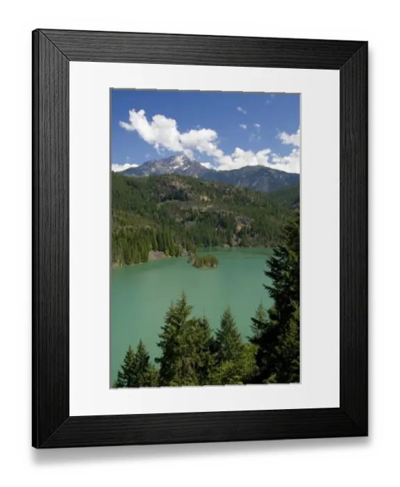 Framed Print : Diablo Lake in the North Cascade Range, Washington Framed Print : Diablo Lake in the North Cascade Range, Washington