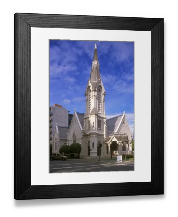 Framed Print : The Old Church, Portlands oldest church still sits on its original site in downtown Portland