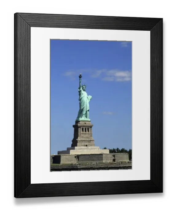 Framed Print : The beauty of the famous Statue of Liberty on Ellis Island in New York City USA Framed Print : The beauty of the famous Statue of Liberty on Ellis Island in New York City USA