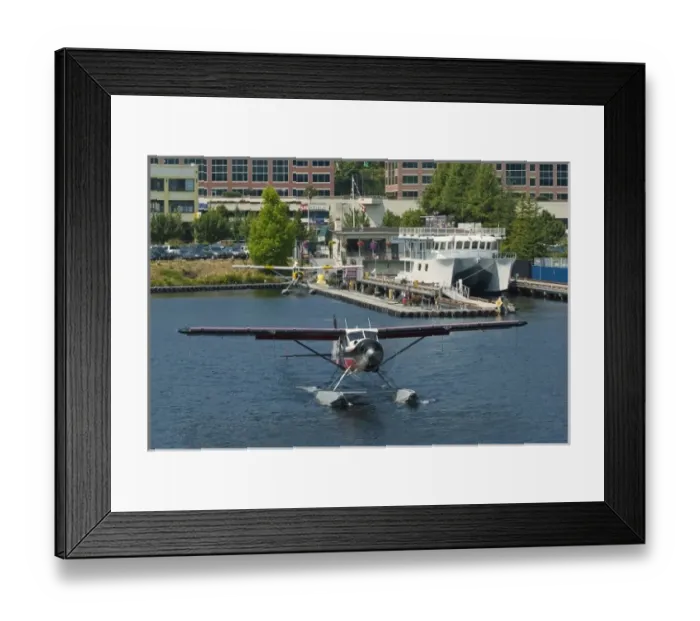 Framed Print : USA, Washington, Seattle, DHC-2 MKI Beaver seaplane departs from Kenmore Air s Framed Print : USA, Washington, Seattle, DHC-2 MKI Beaver seaplane departs from Kenmore Air s