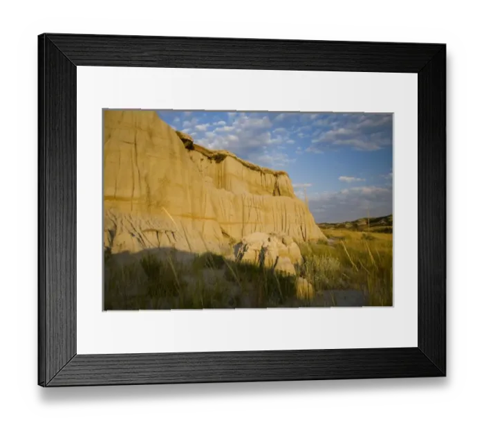 Framed Print : Unknown. Badlands formations in the Little Missouri National Grasslands of North Dakota