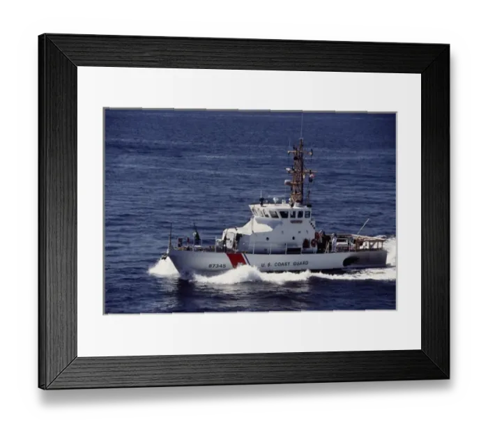 Framed Print : USA. U. S. Coast Guard 87ft Coastal Patrol Boat (WPB 87345) Wahoo cruises Framed Print : USA. U. S. Coast Guard 87ft Coastal Patrol Boat (WPB 87345) Wahoo cruises