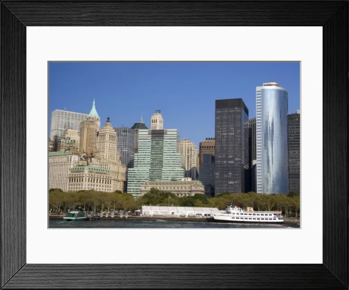 Framed Print : Battery Park in Lower Manhattan, New York City, New York, USA Framed Print : Battery Park in Lower Manhattan, New York City, New York, USA