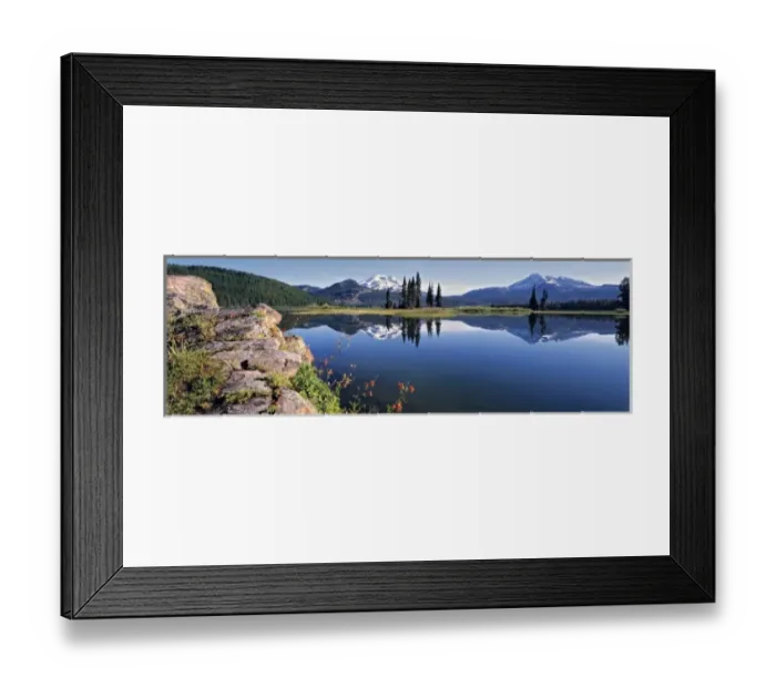 Framed Print : USA, Oregon, Sparks Lake. Red Columbine grow from a rock outcrop at Sparks Lake in Framed Print : USA, Oregon, Sparks Lake. Red Columbine grow from a rock outcrop at Sparks Lake in
