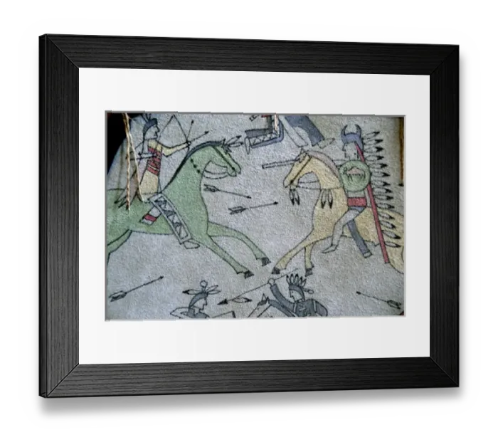 Framed Print : North America, USA, South Dakota, Rapid City, Prairie Edge Trading Co. Indian leather art Framed Print : North America, USA, South Dakota, Rapid City, Prairie Edge Trading Co. Indian leather art