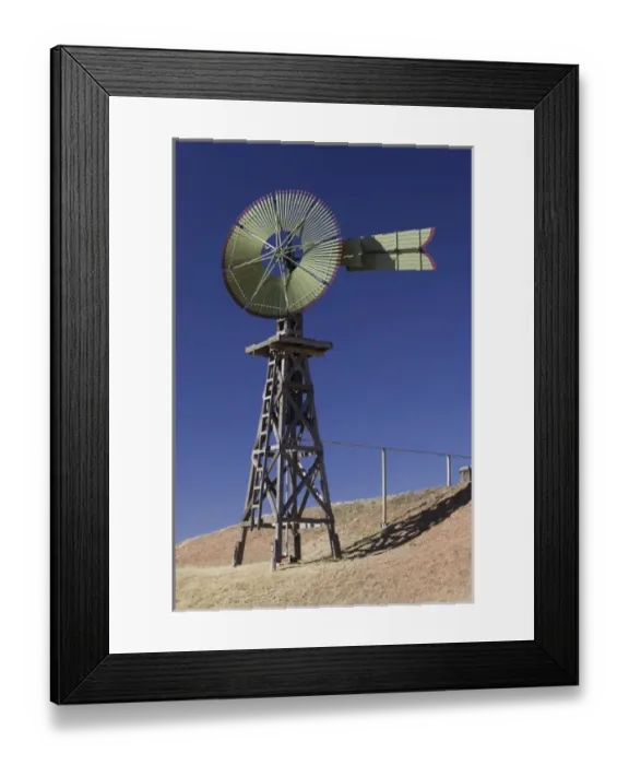 Framed Print : USA, TEXAS, Lubbock: National Ranching Heritage Center Old Windmill Framed Print : USA, TEXAS, Lubbock: National Ranching Heritage Center Old Windmill