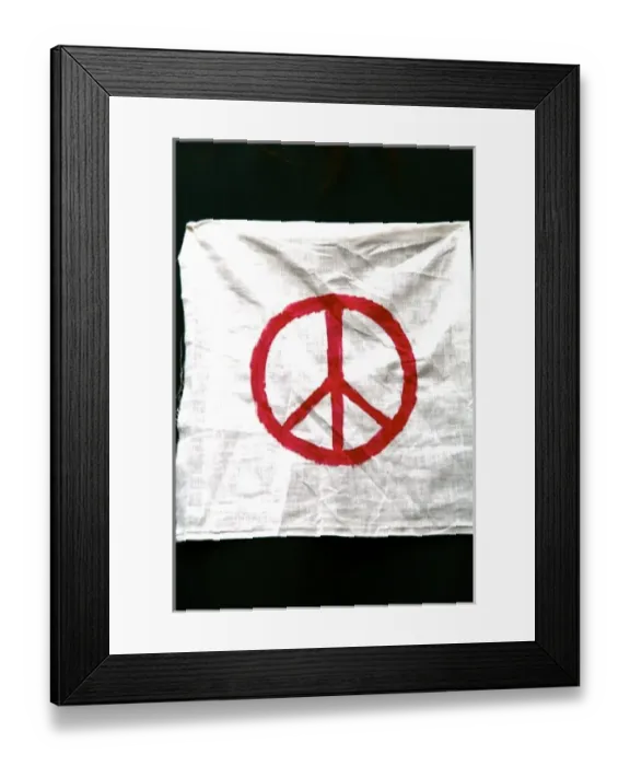 Framed Print : United States. Peace symbol