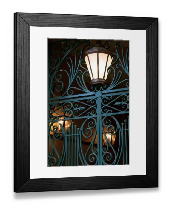 Framed Print : Charleston, South Carolina, USA. Street lamps on the streets of Charleston Framed Print : Charleston, South Carolina, USA. Street lamps on the streets of Charleston