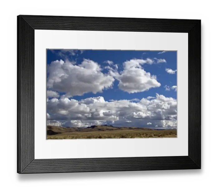 Framed Print : Low clouds over the high desert north of Jordan Valley, Oregon Framed Print : Low clouds over the high desert north of Jordan Valley, Oregon