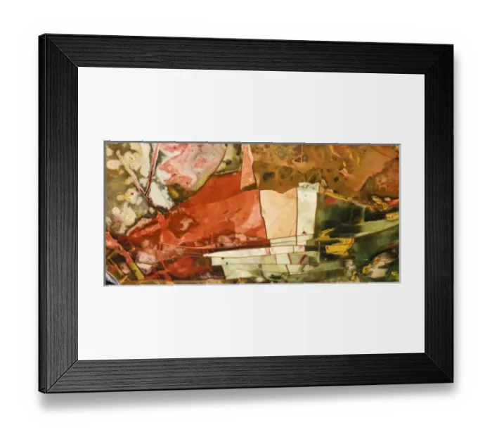 Framed Print : USA, Oregon, Owyhee River Valley. Close-up of Morrisonite Jasper