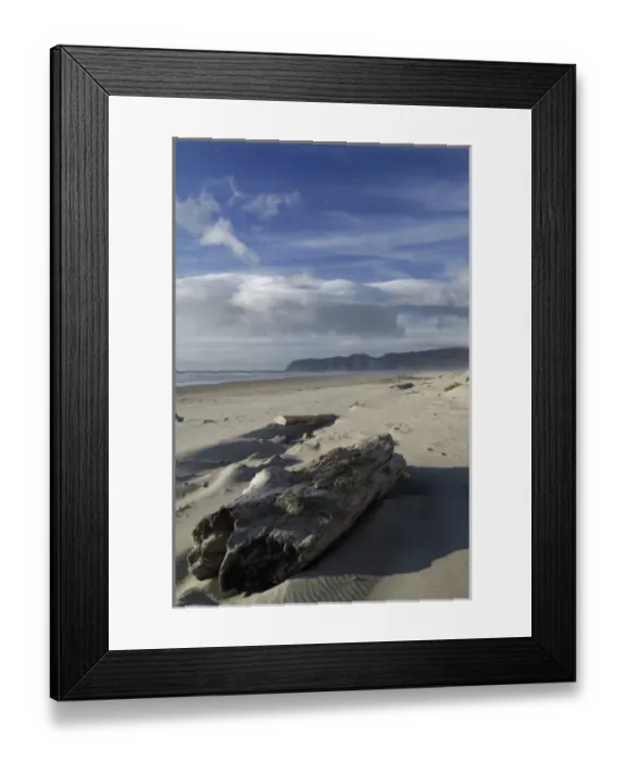 Framed Print : USA, Oregon, Sand Dunes and Ocean, Pacific City Framed Print : USA, Oregon, Sand Dunes and Ocean, Pacific City